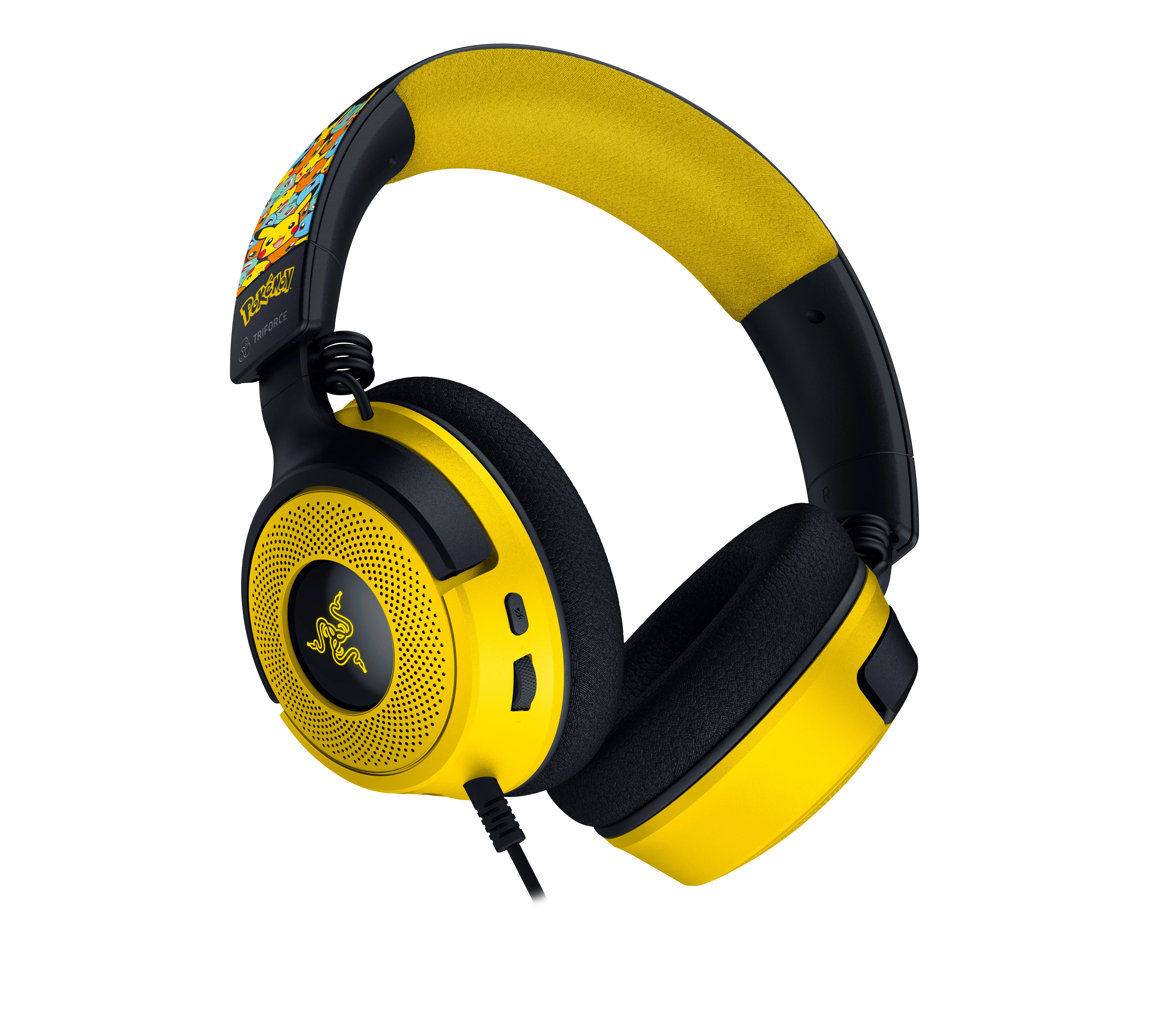 Razer Kraken V4 X Pok&eacute;mon Kanto Starters Edition Gaming Headset, Black, Yellow