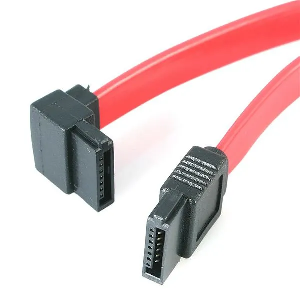 12IN LEFT ANGLE SATA CABLE
