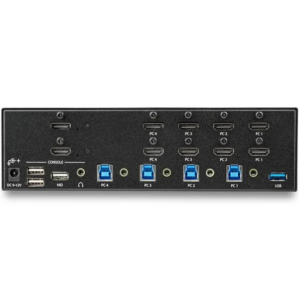 KVM Switch/USB Hub4 Dual Monitor Display