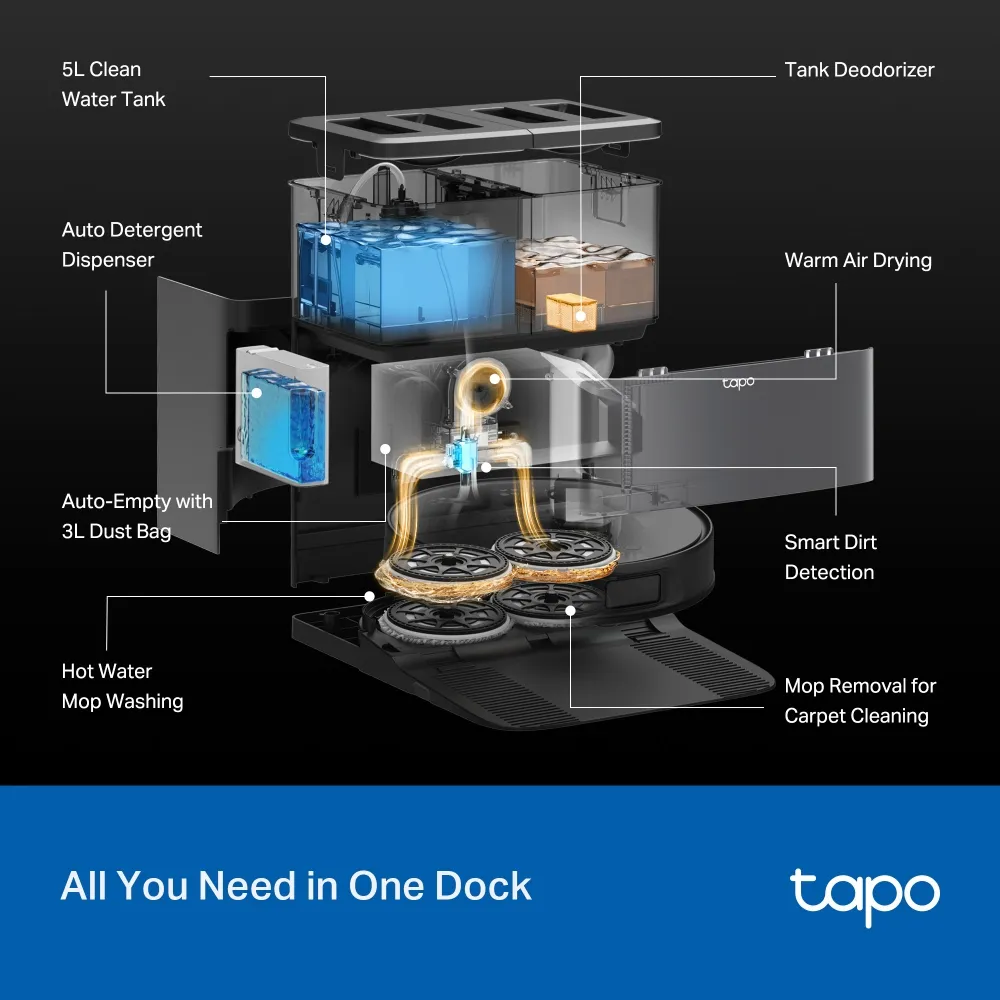 TP-Link Tapo RV50 PRO OMNI Robot vacuum cleaner