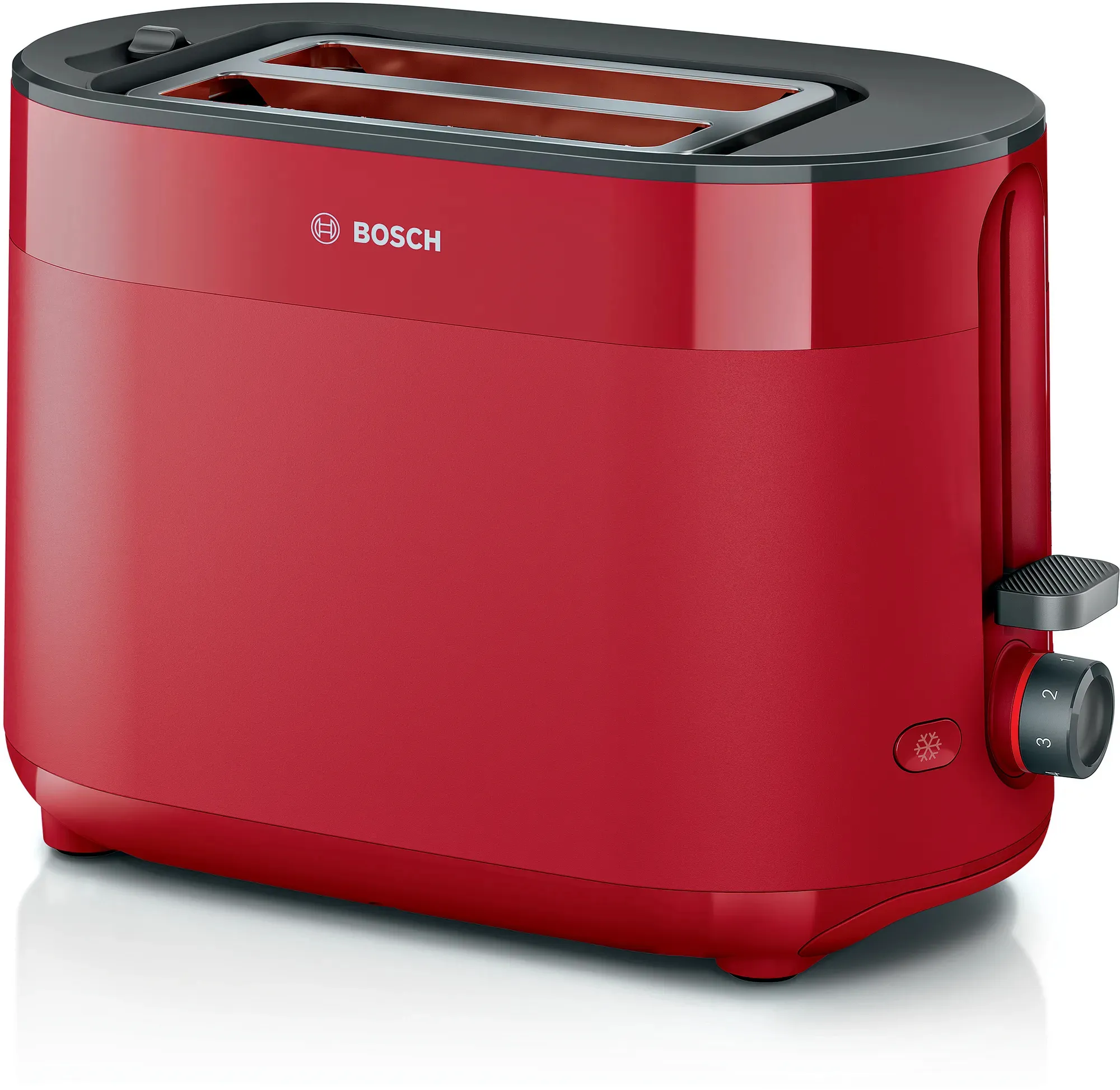 Bosch compact toaster MyMoment TAT2M124 (red, 950 watts, for 2 slices of toast)