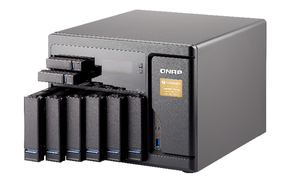 QNAP TVS-882T-i5-16G 8-Bay TurboNAS SATA 6G i5-6500 3.6GHz 16GB RAM 4-LAN 2x 10Gbase-T 2x Thunderbolt port iSCSI RAID 0 1 5 6 10 5