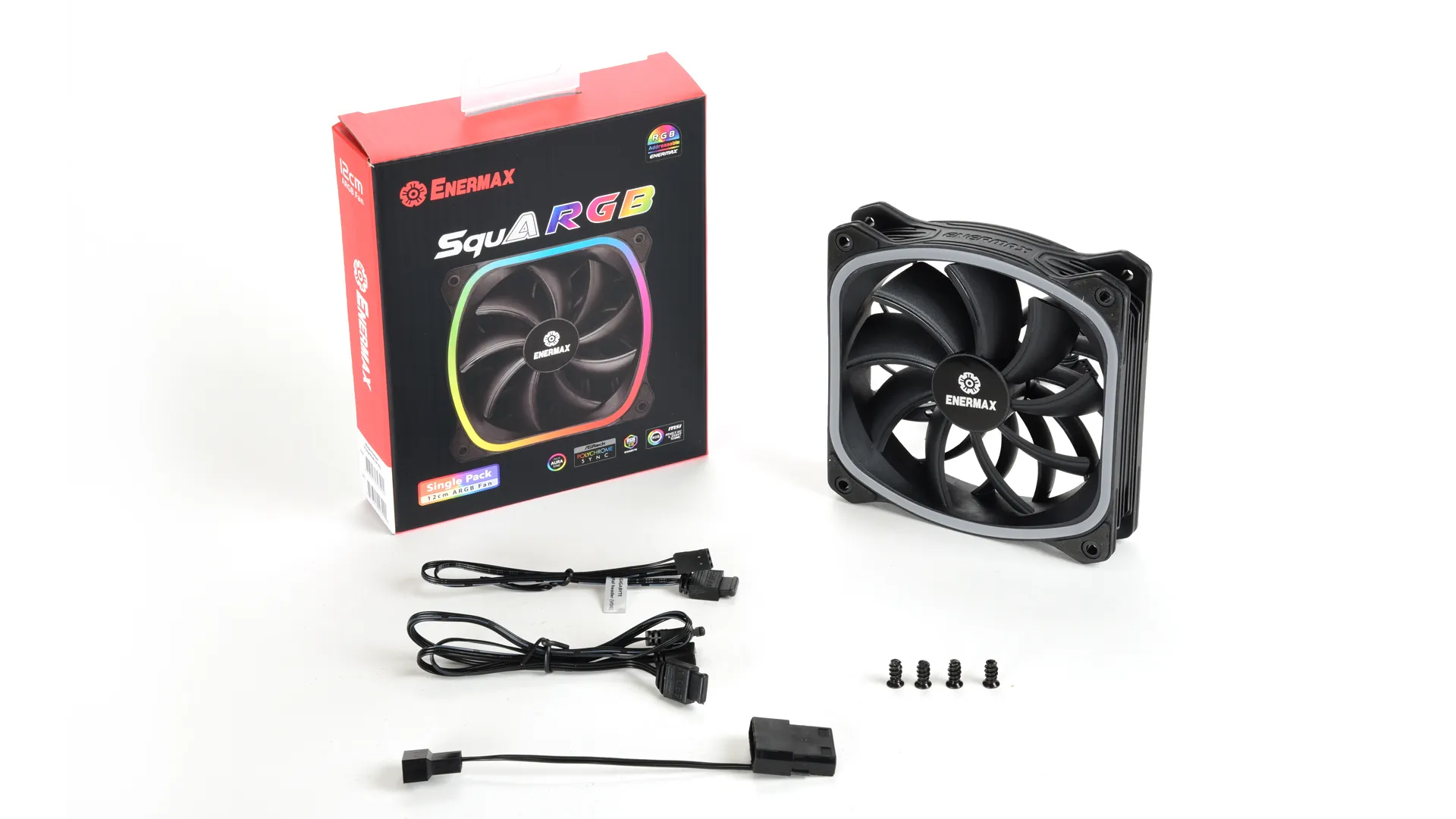 Enermax SQUA RGB 120x120, case fan&nbsp;(black, single fan)