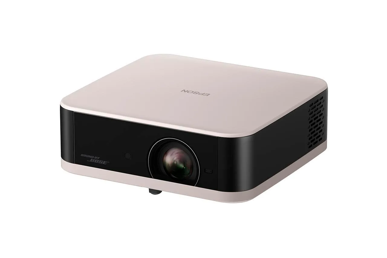 Epson Lifestudio POP EF-61R Google TV 3LCD Full HD 700 ANSI lm Portable LED Projector, Rose Quartz