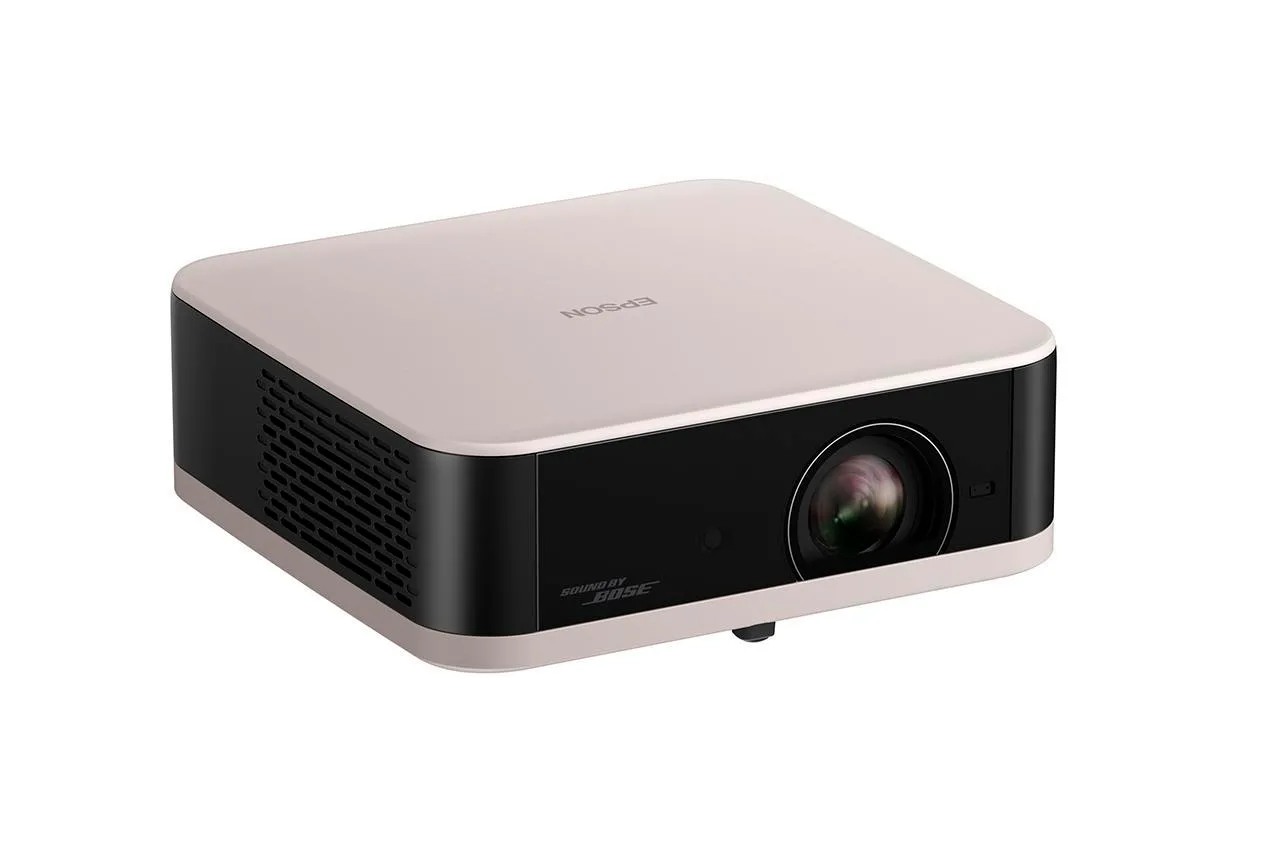 Epson Lifestudio POP EF-61R Google TV 3LCD Full HD 700 ANSI lm Portable LED Projector, Rose Quartz