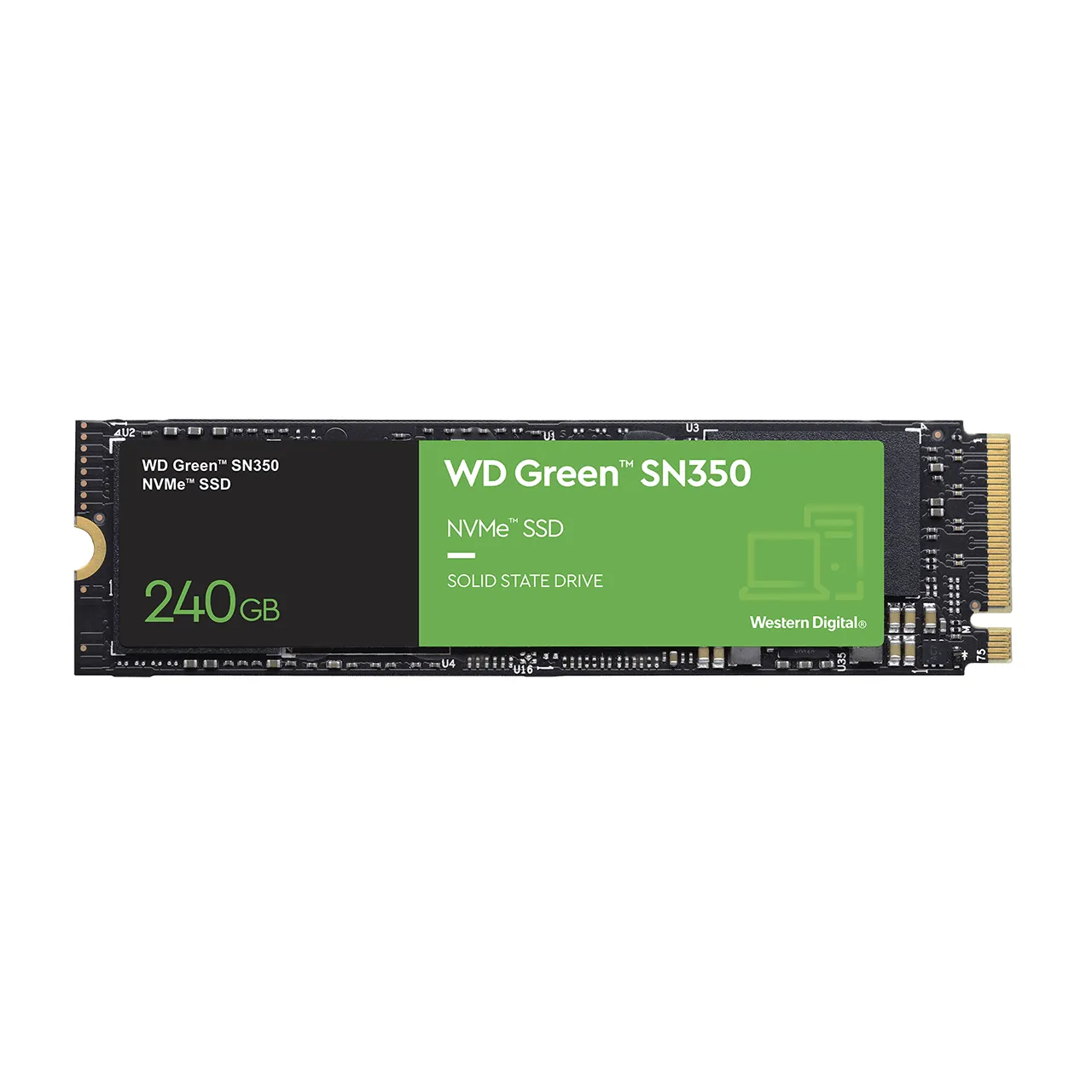 WD Green SN350 240 GB, PCIe 3.0, M.2 - SSD