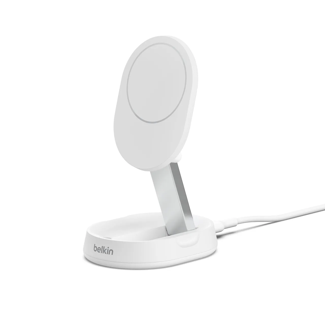 BOOST CHARGE PRO Conv Qi2 15W MC Stand, w/PSU, White