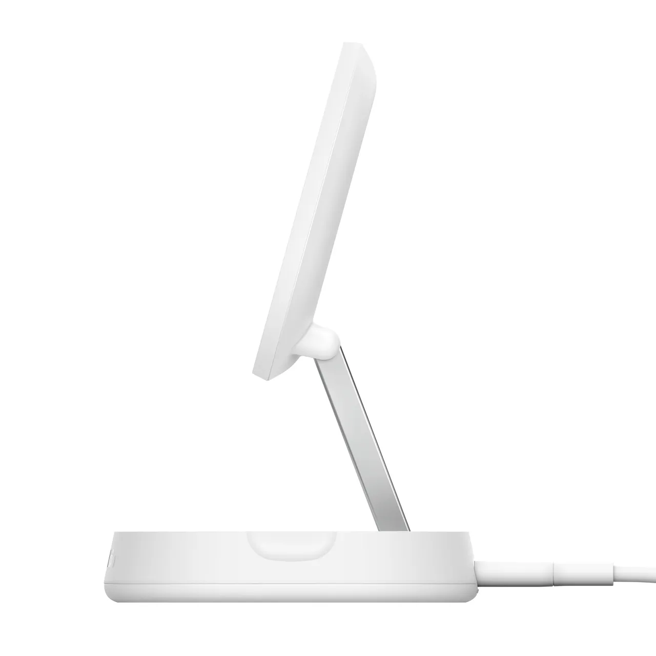 BOOST CHARGE PRO Conv Qi2 15W MC Stand, w/PSU, White