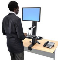 ERGOTRON WorkFit-S Single HD mount height-adjustable 58cm 7,3-12,7KG up to 30inch