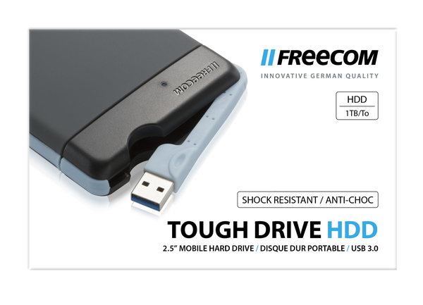 Freecom ToughDrive 1TB - external hdd