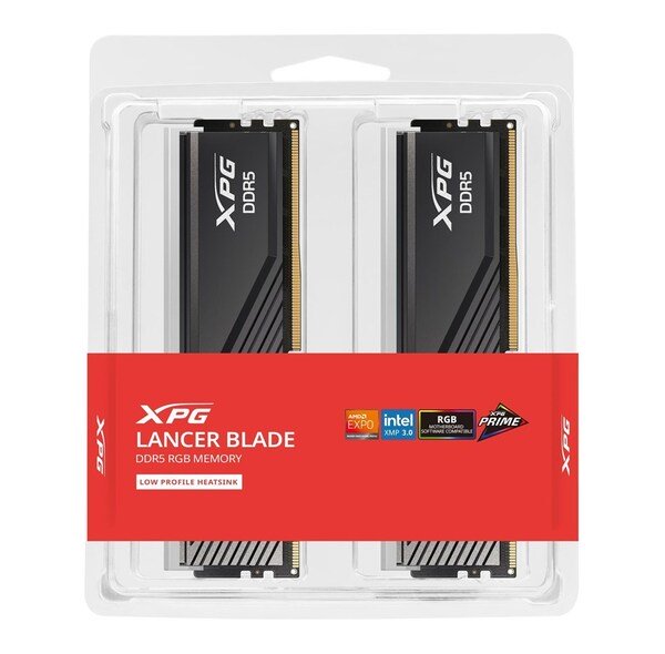 ADATA XPG Lancer Blade RGB 48 GB (2 x 24 GB) DDR5 6000 MHz, CL36 minne (XMP/EXPO)