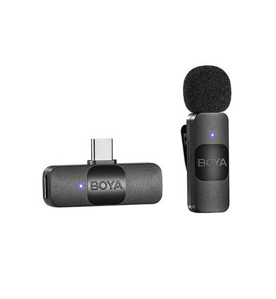 BOYA Wireless Microphone x1 BY-V10 Mini 3.5mm USB-C