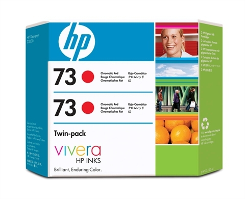 HP 73 - CD952A - kasetti tulostimelle - 2 x kromaattinen punainen malleihin DesignJet Z3200, Z3200ps