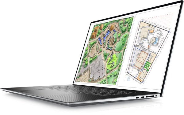 Dell Precision 5770 17&quot; i7-12700H, 16 GB, 512 GB SSD, RTX A2000, Win 10 Pro - b&auml;rbar dator, Gr&aring;