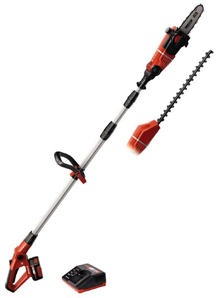 Einhell GE-HC 18Li T Kit - 18 Volt - red - Li-Ion 3.0Ah Battery