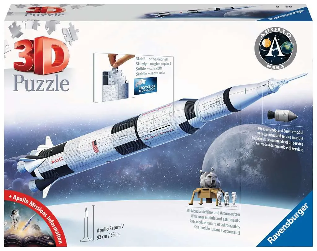 Ravensburger 3D puzzle Apollo Saturn V Rocket