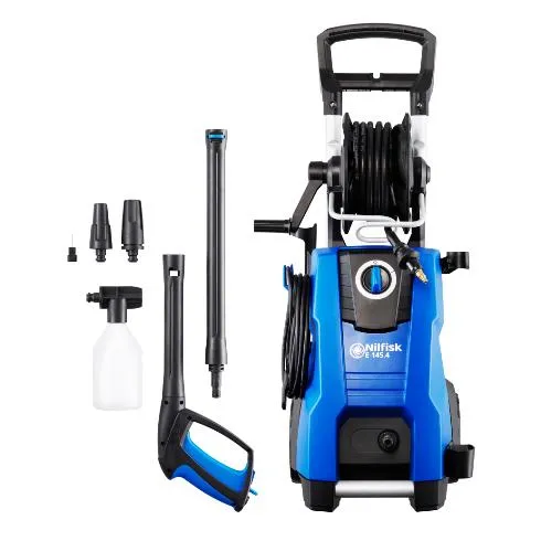 Nilfisk E 145.4-9 X-TRA EU Pressure Washer, 2100 w, 145 bar, 500 l per hour, Blue/Black