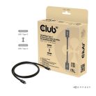 Club 3D CAC-1570 USB4 v2 USB-C cable, 240W, 1.2 m, Black
