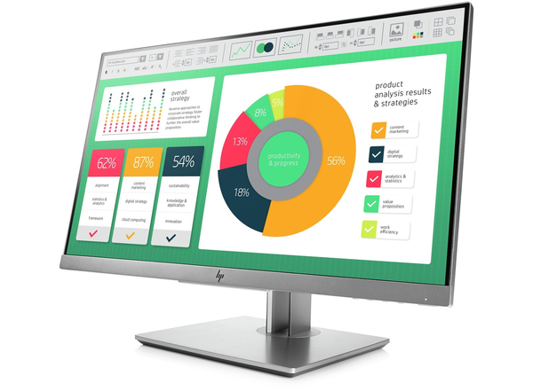 HP 21.5" EliteDisplay E233, Full HD, IPS - sk&auml;rm