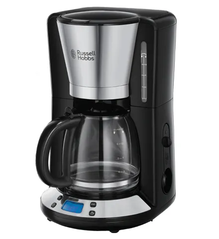 Russell Hobbs Victory - coffee maker, Black, Stainless steel
