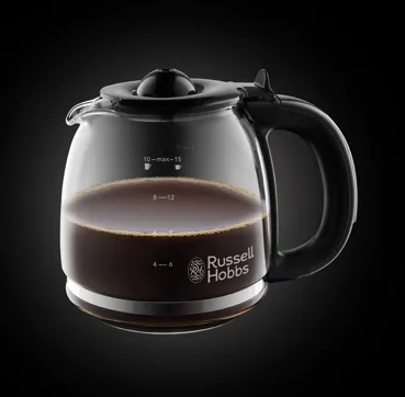 Russell Hobbs Victory - coffee maker, Black, Stainless steel