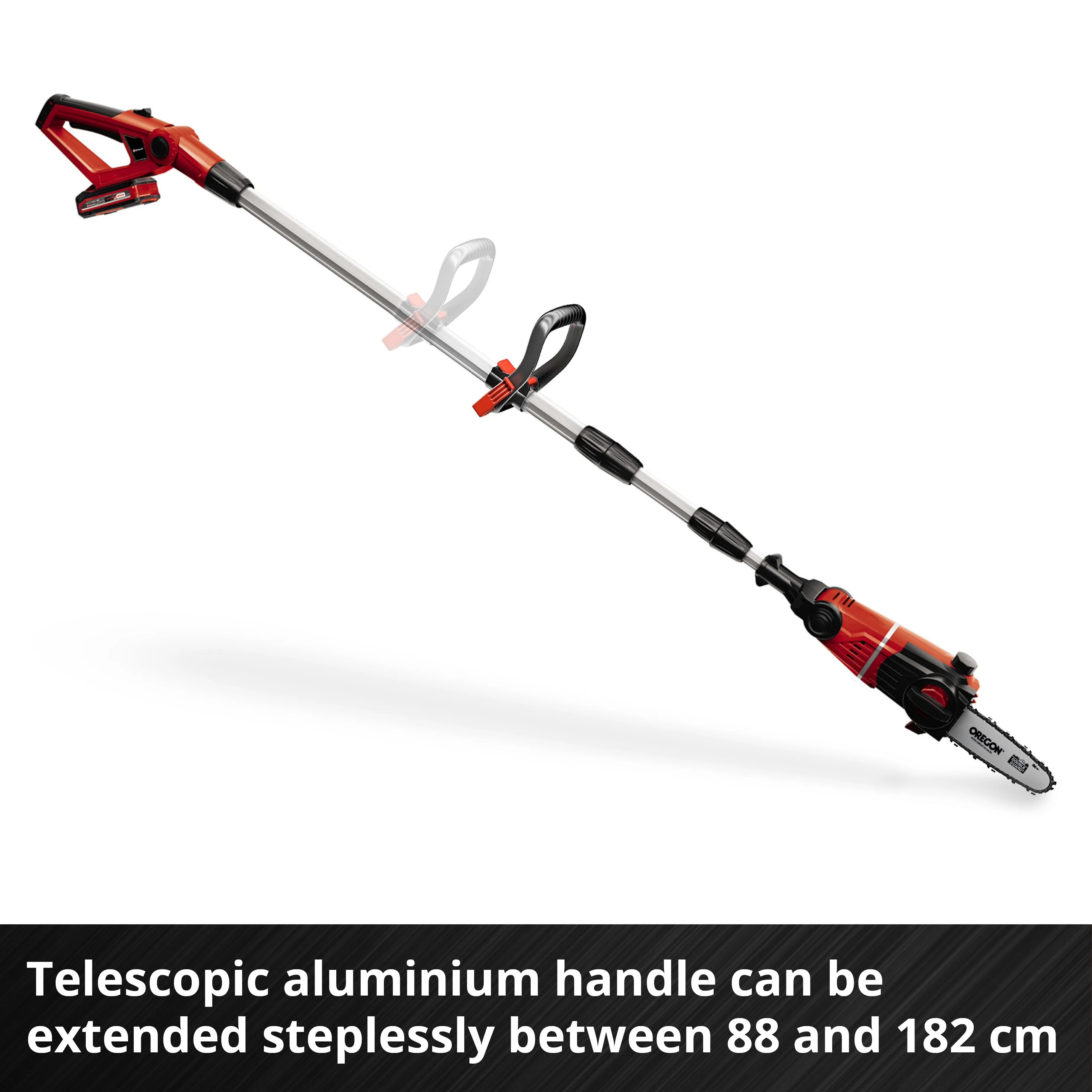 Einhell GE-HC 18Li T Kit - 18 Volt - red - Li-Ion 3.0Ah Battery