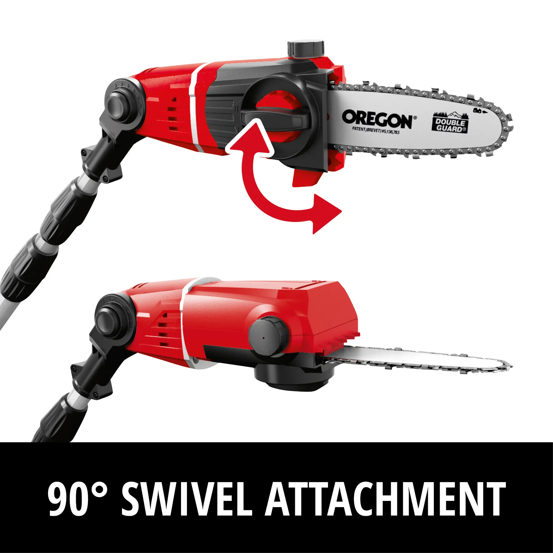 Einhell GE-HC 18Li T Kit - 18 Volt - red - Li-Ion 3.0Ah Battery