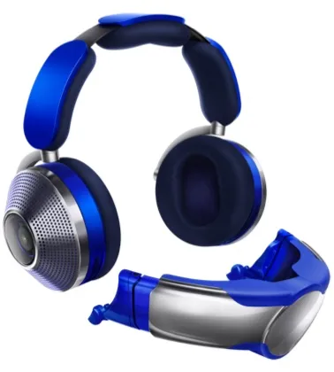 Dyson Zone ANC -langattomat kuulokkeet, Ultra Blue/Prussian Blue