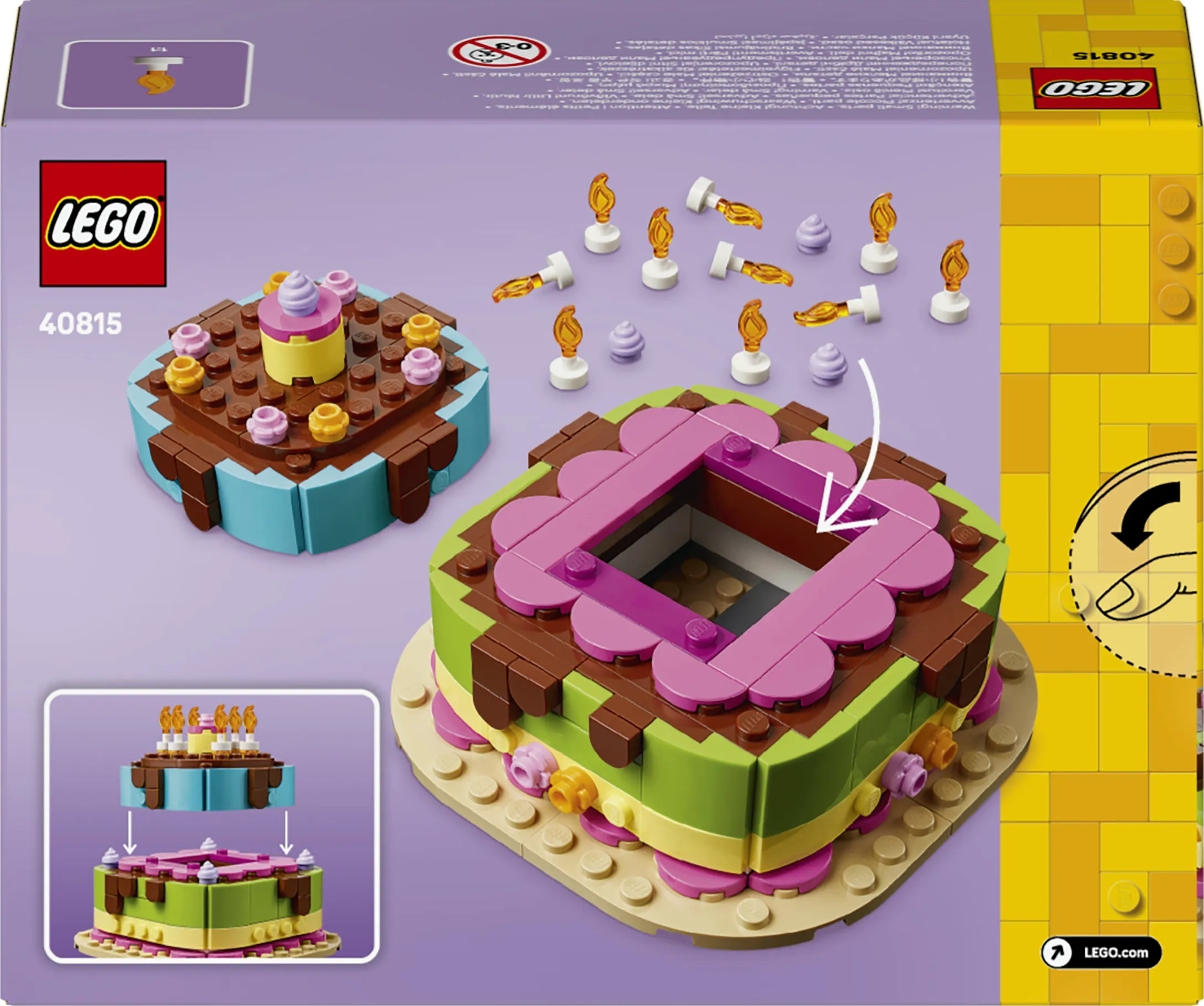 LEGO Seasonal Syntym&auml;p&auml;iv&auml;kakku 40815