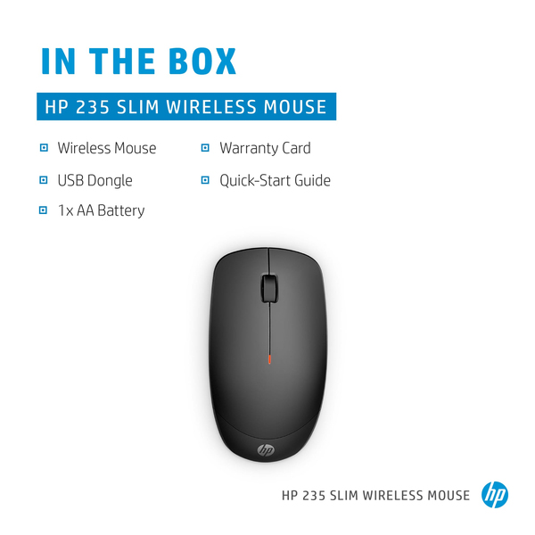 HP 235 Slim Wireless Mouse WW SmartBuy
