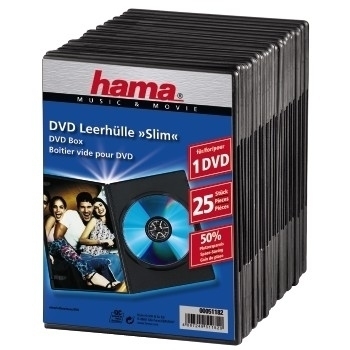 DVD SLIM BOX BL. 25 P.