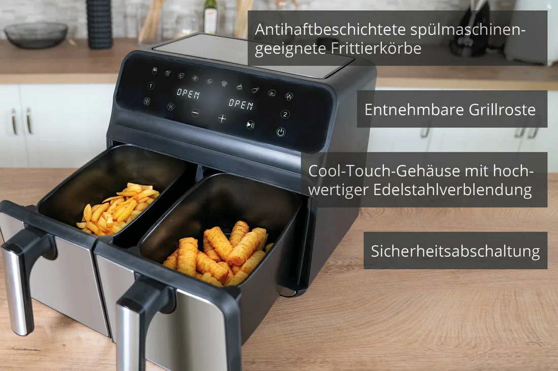 Unold Twin Zone - airfryer, 2x4l