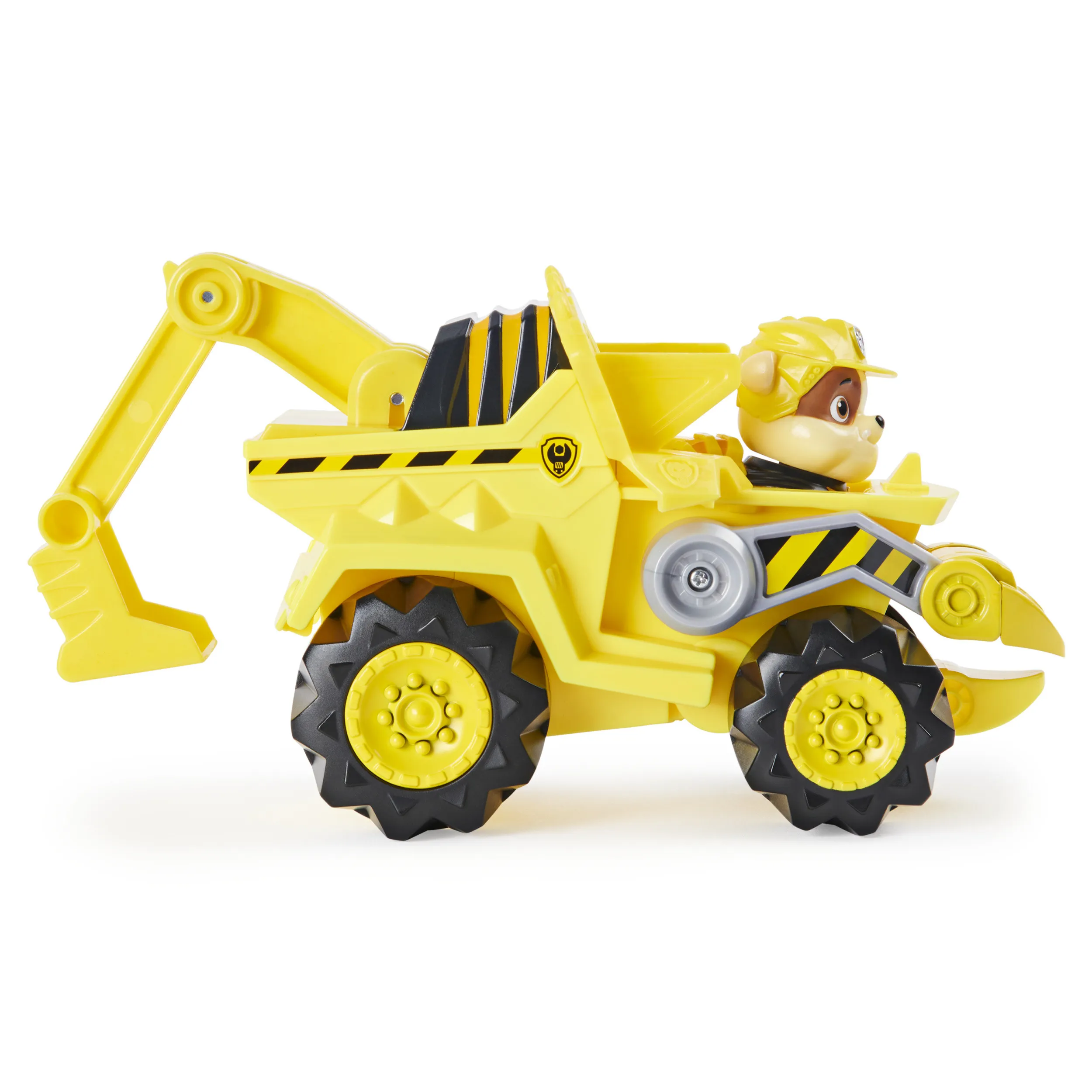 Spin Master Paw Patrol Dino Rescue Rubbles Base Vehicle Toy Vehicle (Yellow/Black)