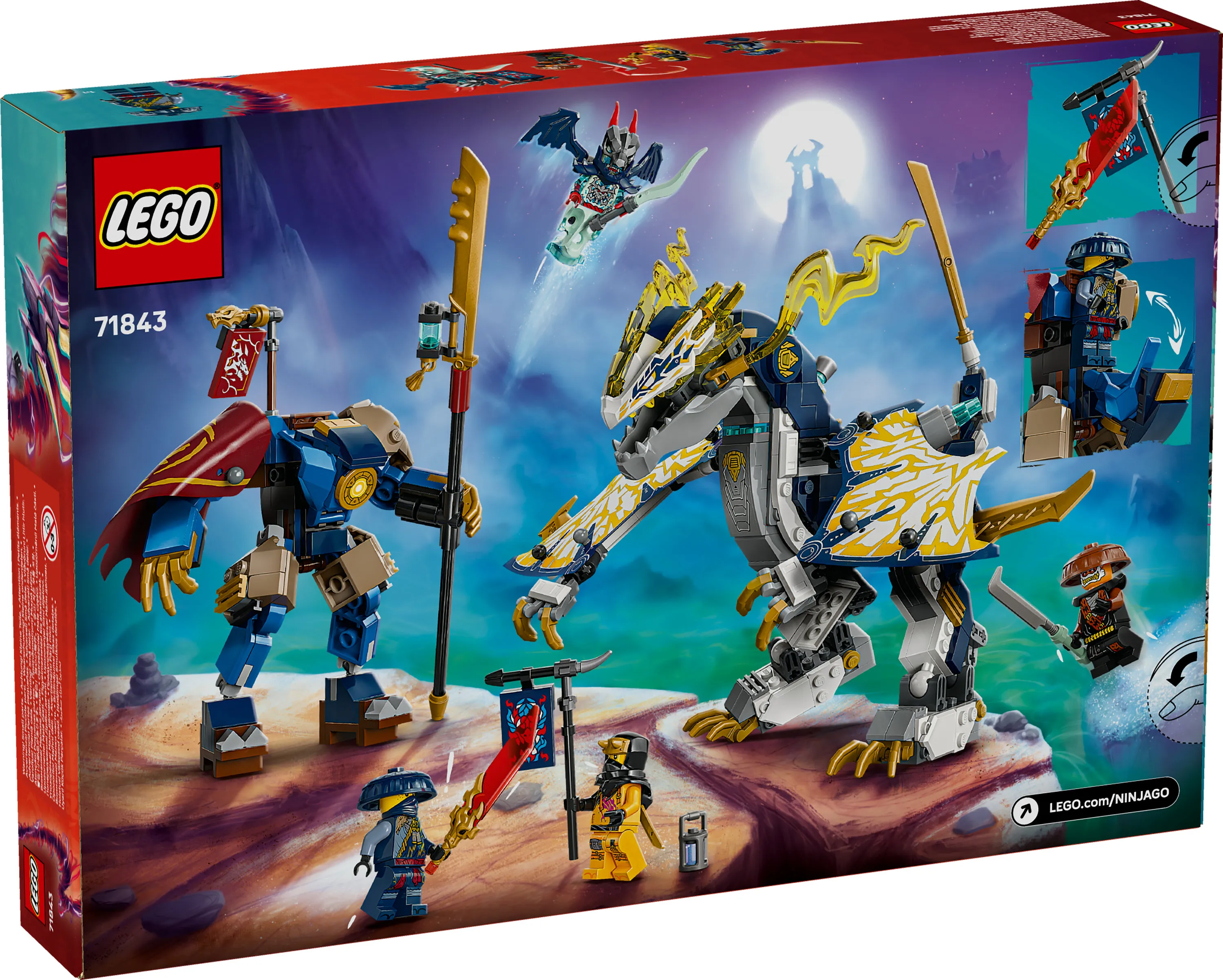 LEGO NINJAGO Rogue's Mech Dragon Rider 71843