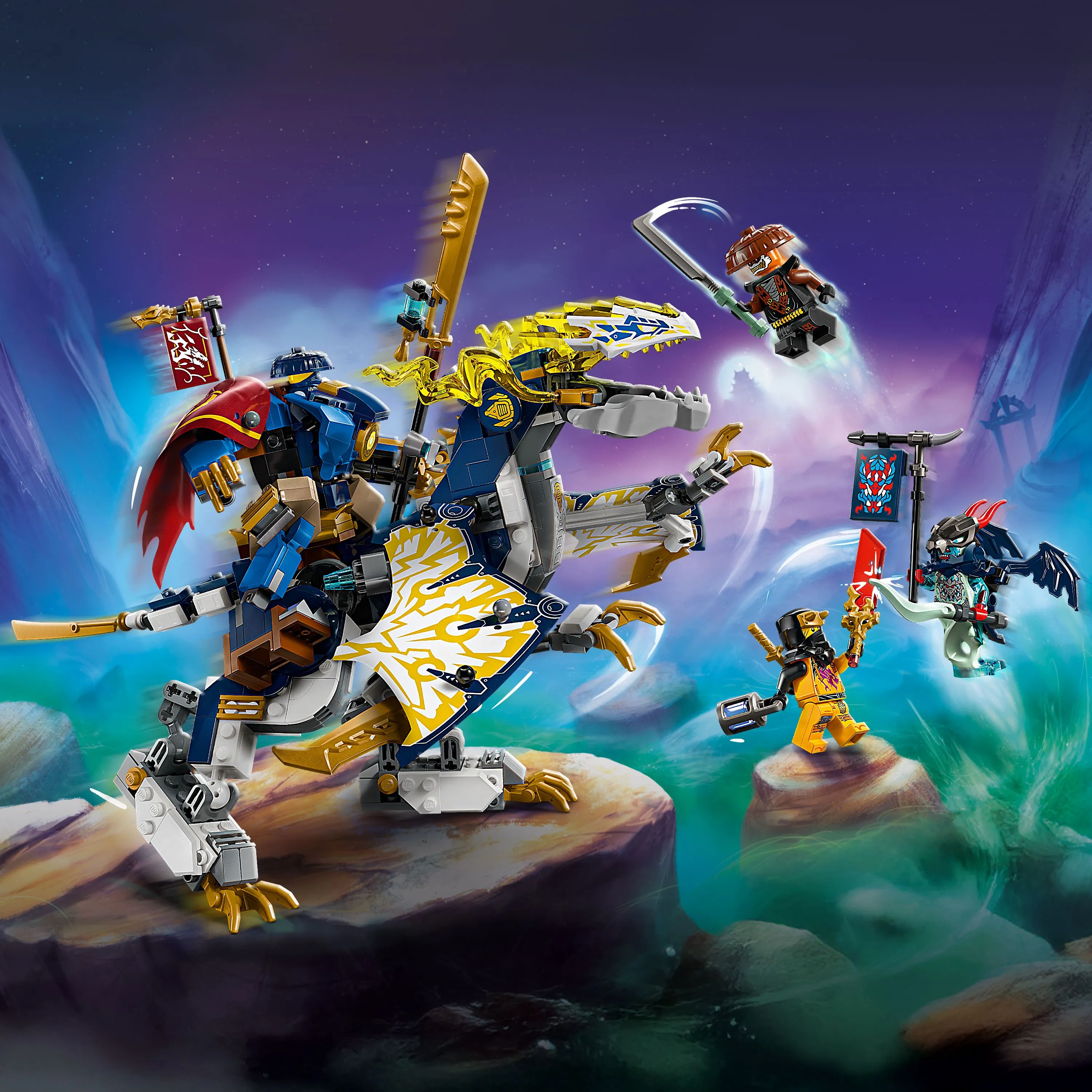 LEGO NINJAGO Rogue's Mech Dragon Rider 71843