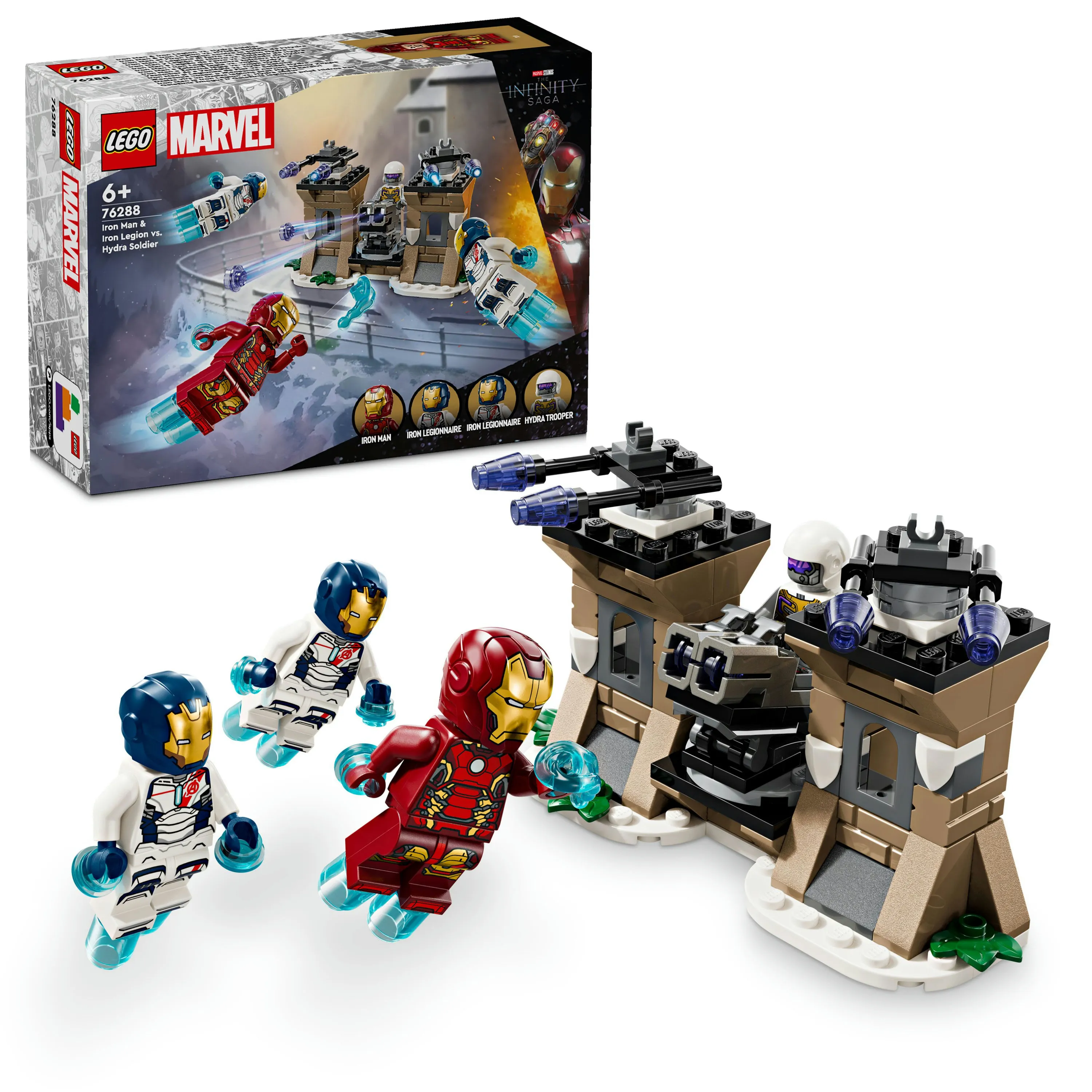 LEGO Marvel Iron Man ja Iron Legion vastaan Hydran sotilas 76288