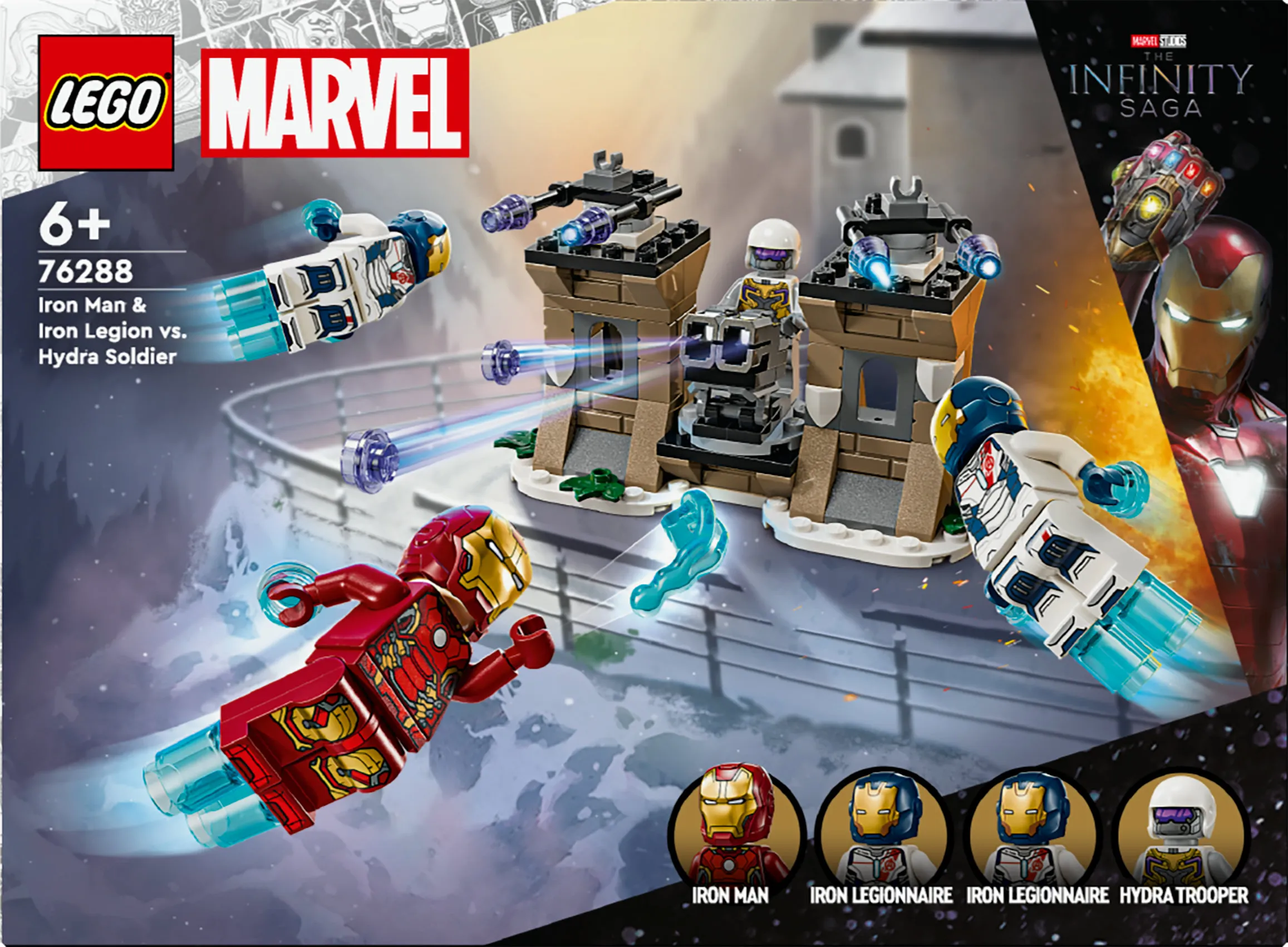 LEGO Marvel Iron Man ja Iron Legion vastaan Hydran sotilas 76288