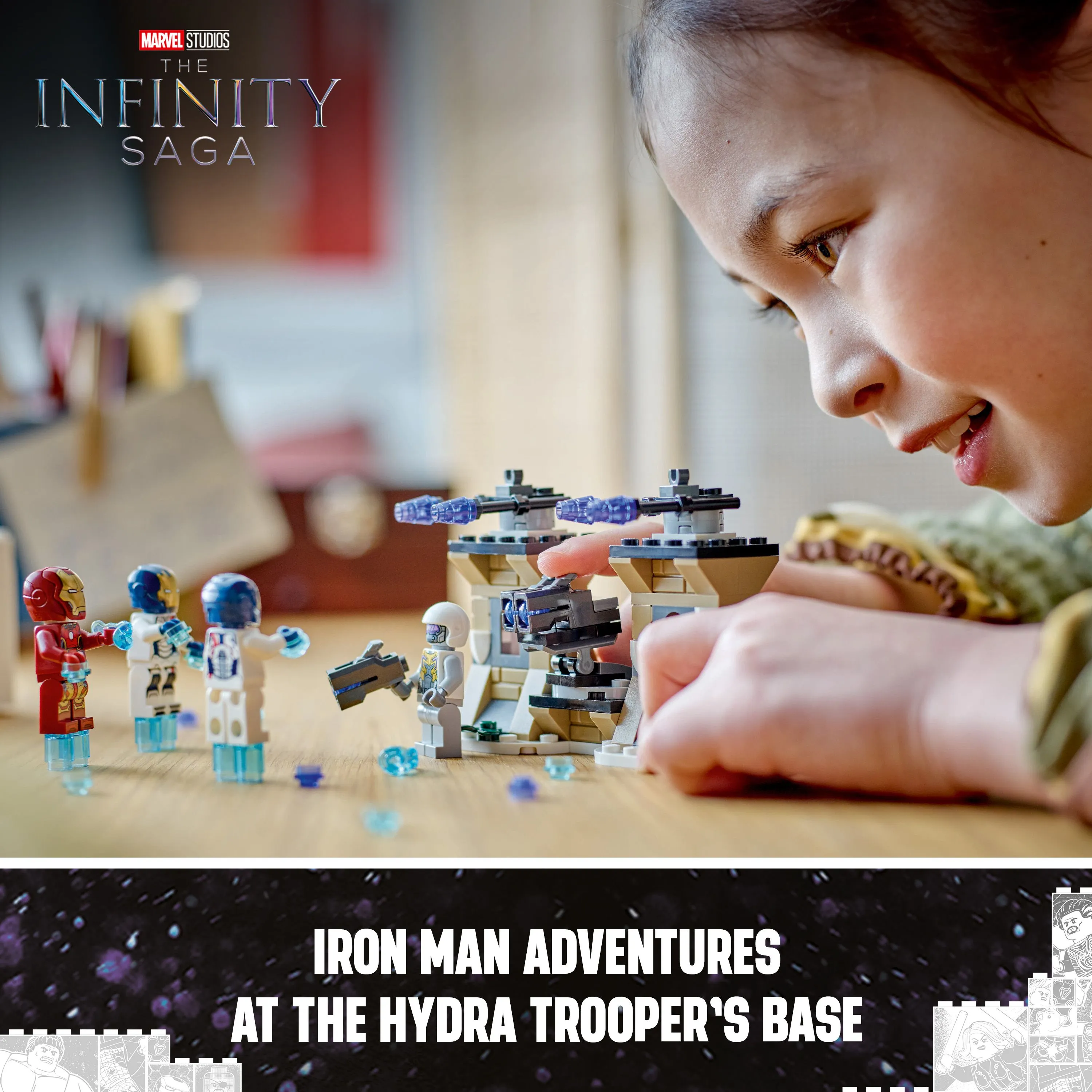 LEGO Marvel Iron Man ja Iron Legion vastaan Hydran sotilas 76288