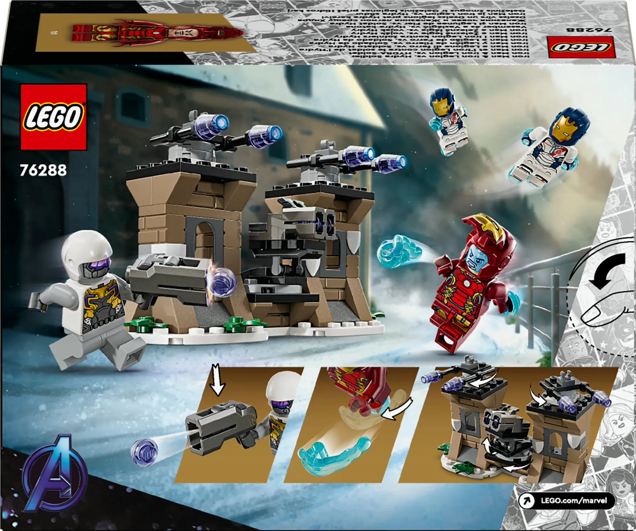 LEGO Marvel Iron Man ja Iron Legion vastaan Hydran sotilas 76288