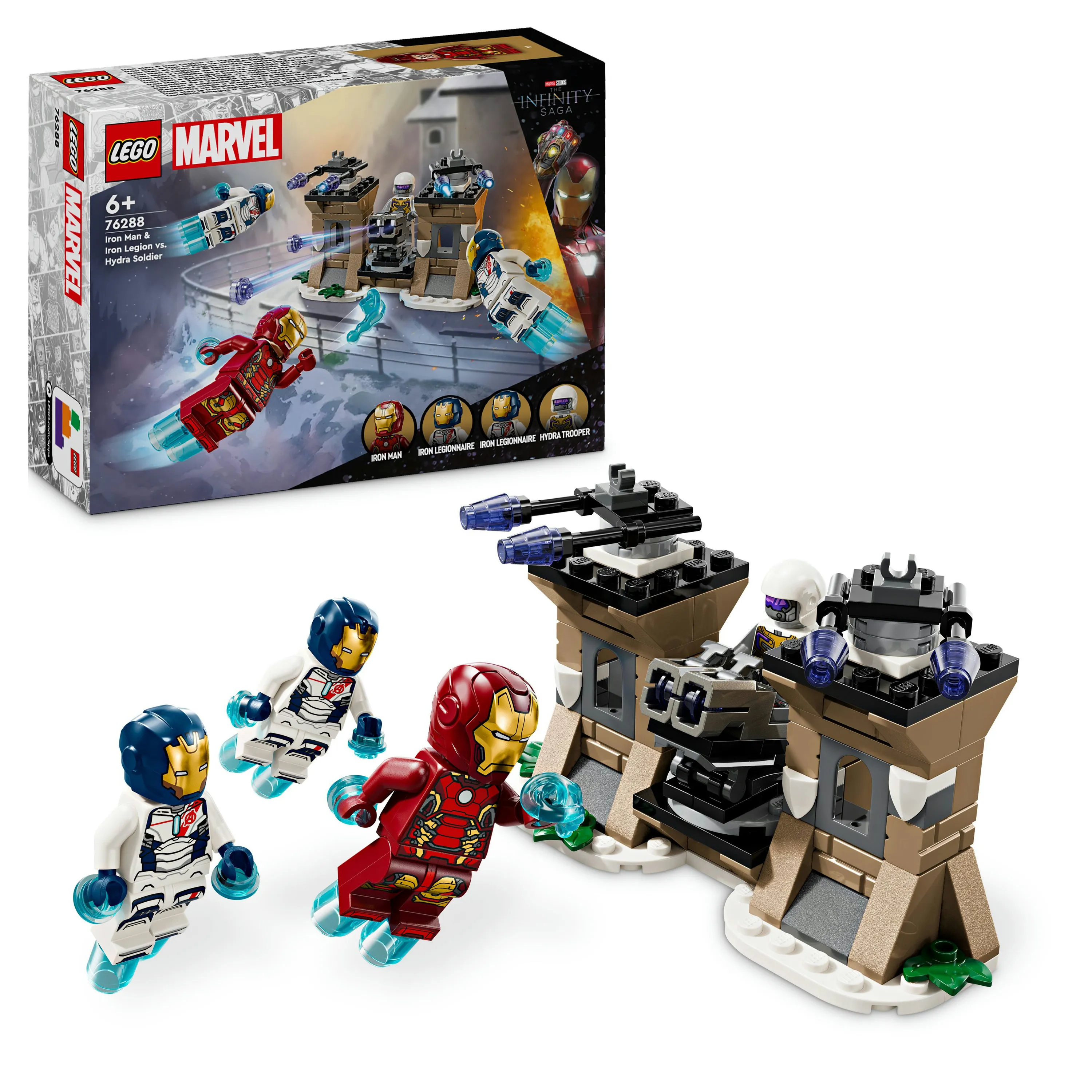 LEGO Marvel Iron Man ja Iron Legion vastaan Hydran sotilas 76288