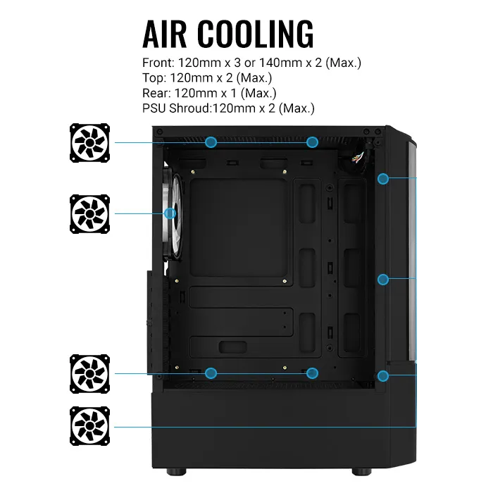 AeroCool Quantum Midi Tower Black