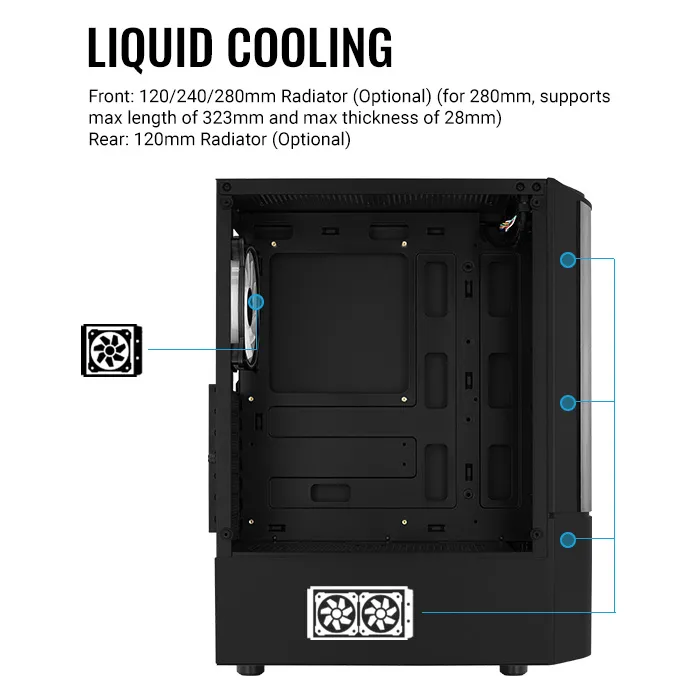 AeroCool Quantum Midi Tower Black
