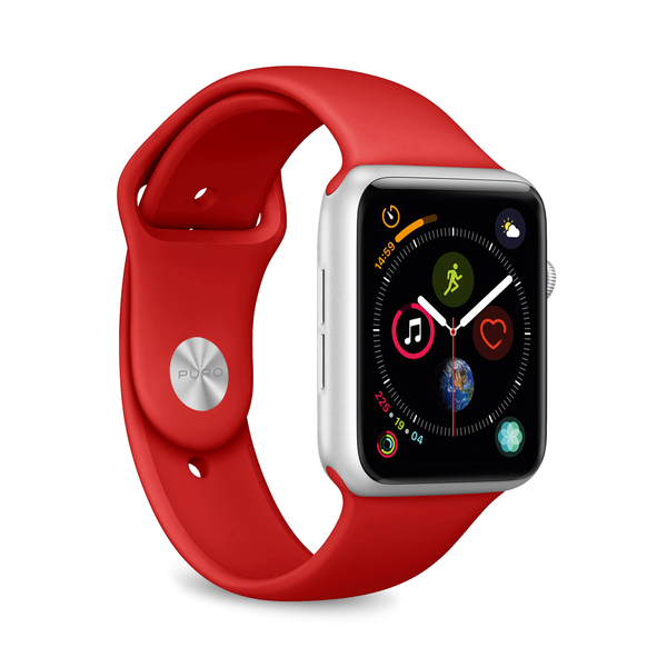 Puro Apple Watch-Ranneke, 38-40mm, S/M &amp; M/L, Punainen