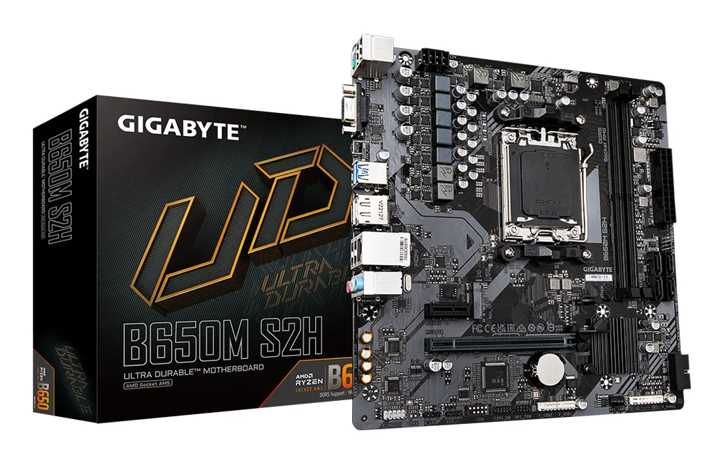 Gigabyte B650M S2H 1.0 AM5  - mATX motherboard