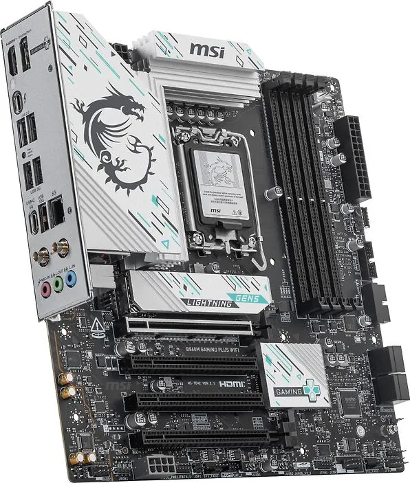 MSI B860M Gaming Plus WiFi 7 LGA1851 DDR5 Micro-ATX - motherboard