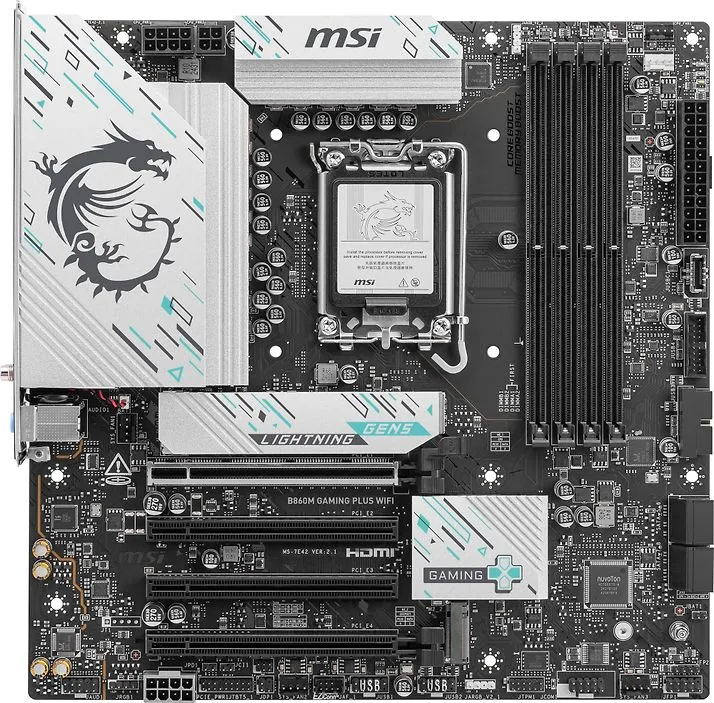 MSI B860M Gaming Plus WiFi 7 LGA1851 DDR5 Micro-ATX - motherboard