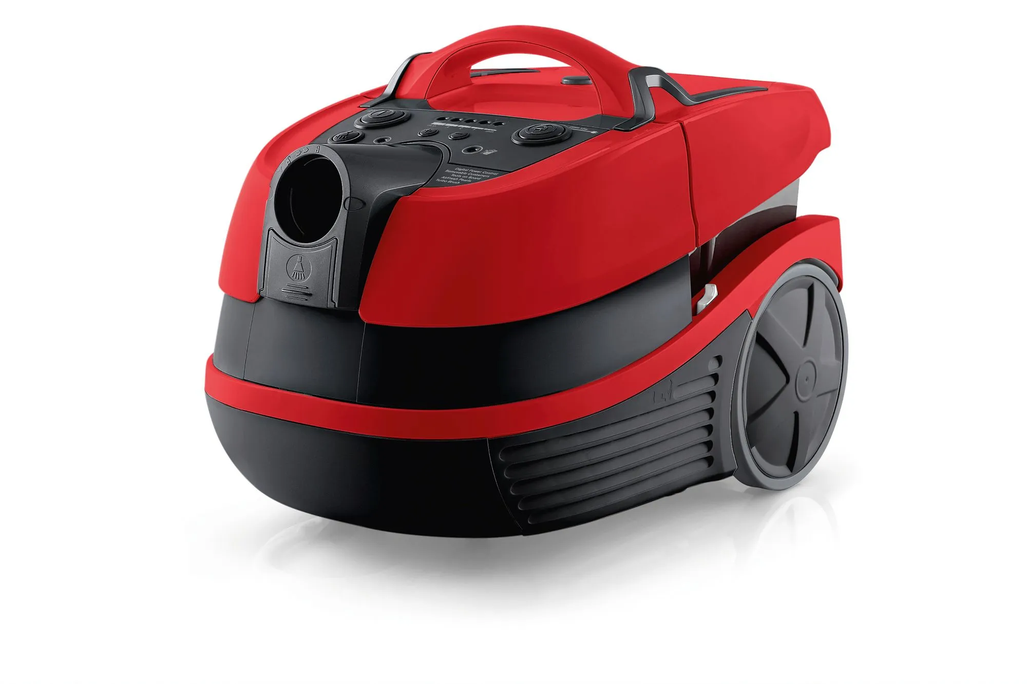 Bosch Serie 4 BWD421PET 5 L 2100 W HEPA -m&auml;rk&auml;-kuivaimuri, musta, punainen