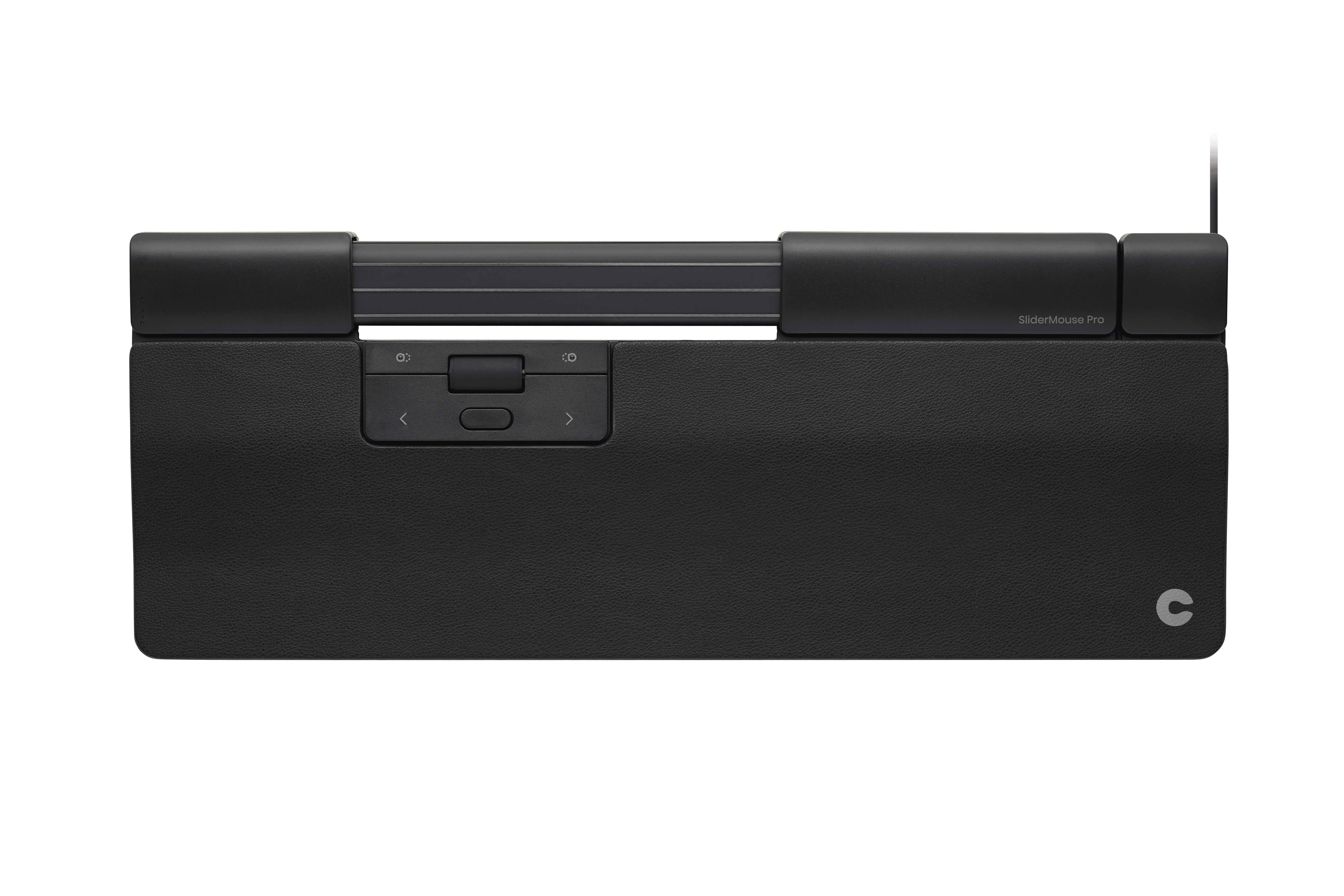 Contour SliderMouse Pro Wired Extended Wrist Rest Vegan leather