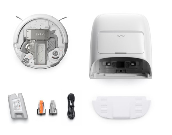 DJI ROMO A - robot vacuum cleaner, transparent