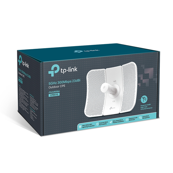 TP-LINK CPE610 5GHZ A/N300 WIFI OUTDOOR CPE 23DBI